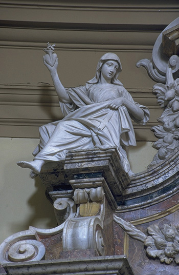 chiesa-del-suffraggio-di-rimini---statua