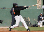 Un Melo sul box di battuta dei Pirati