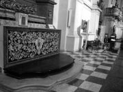 S. Agostino e l’altare restaurato