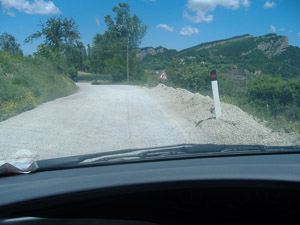 Così si finisce fuori strada