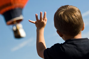 Una mongolfiera di preghiere