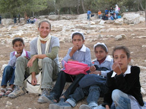 Alessandra, Colomba in Cisgiordania