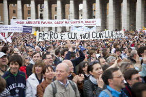 Pietro è qui, e noi con lui