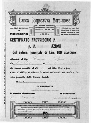 “La banca della Provvidenza”
