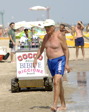 “Cocco bello” e scattini, che tipi da spiaggia!