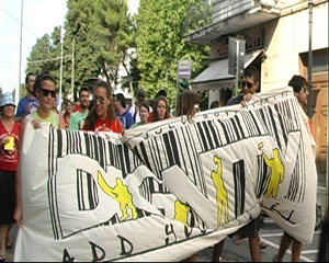 Giovani disoccupati chiedono dignità