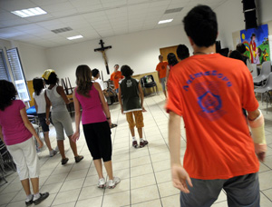 In parrocchia sì che si gioca duramente!