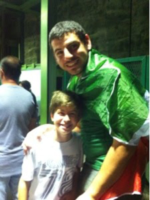 Raffa, un riminese volontario alla GMG