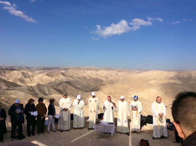 fine 2015, pellegrini di Rimini in Terra Santa