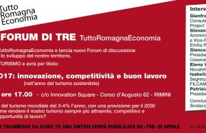 Turismo, innovazione, competitività e buon lavoro: partono i forum di TRE