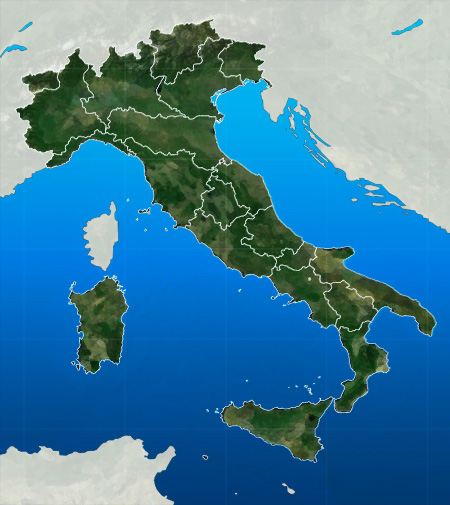 mappa italia