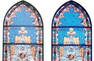 Le vetrate in onore del Beato Alberto