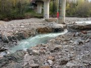 Ponte Verucchio, l’erosione fa chiudere mezzo ponte
