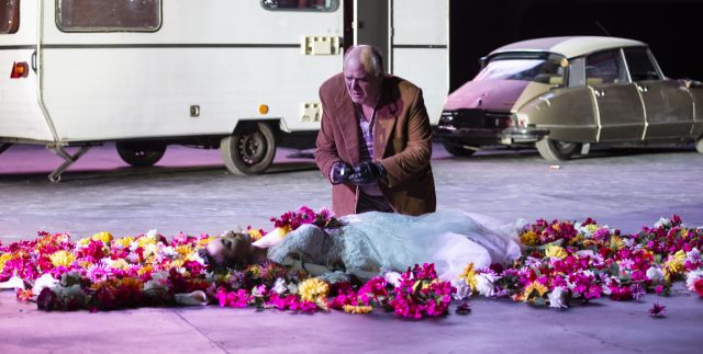 Il baritono Roberto Frontali (Rigoletto) e il soprano Rosa Feola (Gilda) - ph Yasuko Kageyama