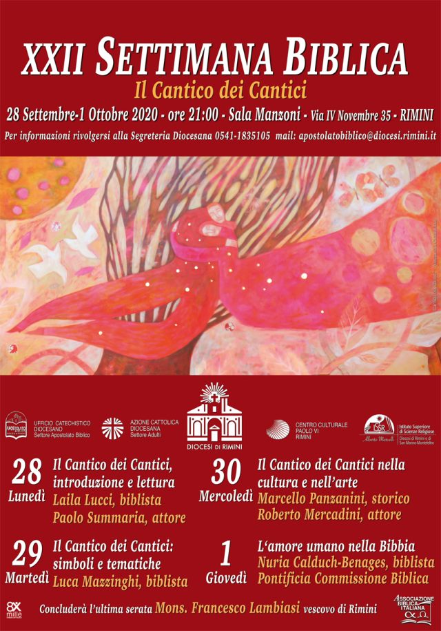 Manifesto Settimana Biblica 2020 low