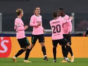 La Juve cede al Barca, Dembelè-Messi gol allo Stadium