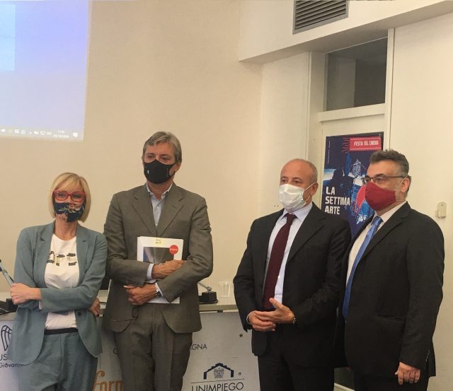 Da Sin. Elena Zanni, Andrea Gnassi, Paolo Maggioli e Stefano Pucci