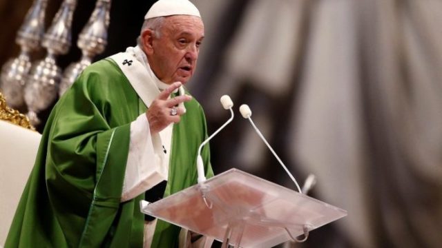 papa francesco nell'omelia della giornata mondiale della povertà