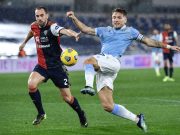 La Lazio batte il Cagliari, Roma agganciata al 4° posto