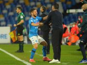 Mertens trascina il Napoli, 2-0 nel derby col Benevento