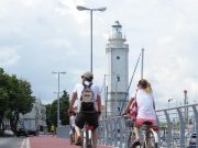 Fila in bici e break the wall bicipolitana