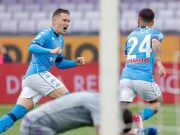 Il Napoli vince 2-0 a Firenze, Champions più vicina