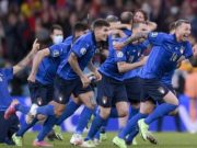 Il ballo della stampella europei calcio 2021 vittoria itala