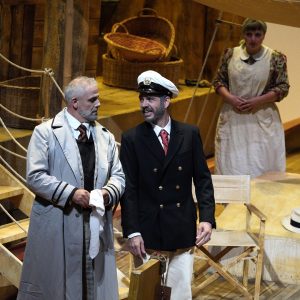 Pietro Spagnoli (Bruschino), Giorgio Caoduro (Gaudenzio), Chiara Tirotta (Marianna) - Ph Studio Amati Bacciardi