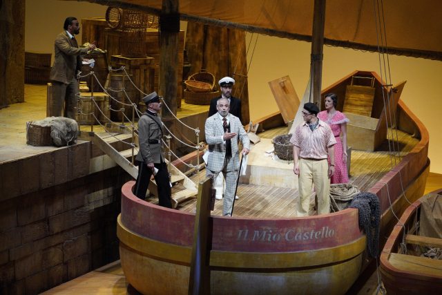 Scena di assieme del Signor Bruschino - Ph Studio Amati Bacciardi