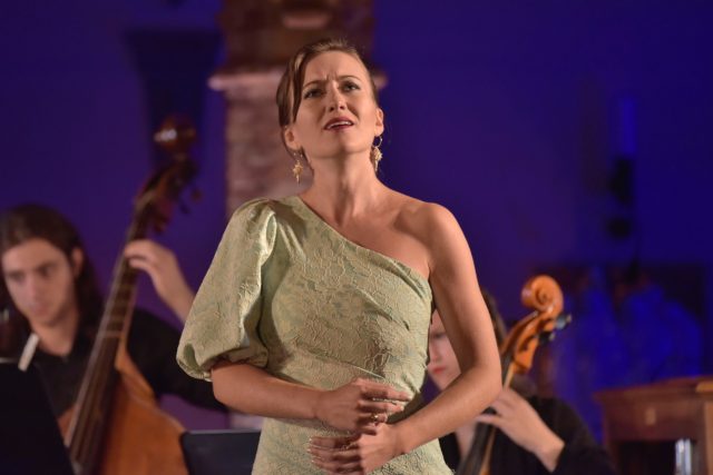 Il soprano Joanna Radziszewska (Eurinda) - Ph Giuseppe Melandri