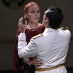 Il soprano Lidia Fridman (Mina) e il tenore Antonio Corianò (Aroldo) - Ph Morosetti