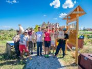 Mille Orti per il Turismo: economia inclusiva per natura Mille Orti per il turismo foto gruppo con tutti i ragazzi che lavorano al progetto