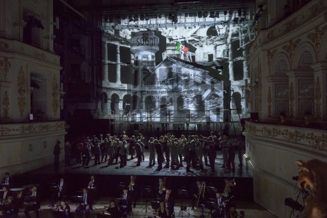 Una scena di AROLDO - Ph Morosetti