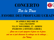 Musica per la Pace, concerto per l’Ucraina