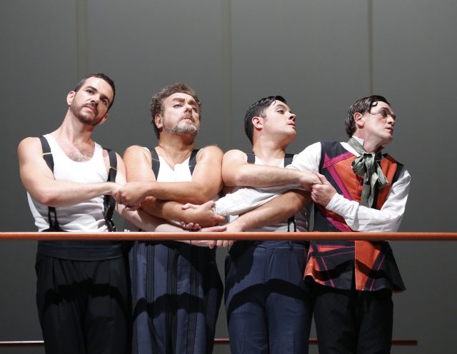 Giorgio Caoduro, Carlo Lepore, Pietro Adaíni, Ernesto Lama - Ph Amati Bacciardi