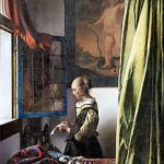 Vermeer_-_Girl_reading_a_letter_at_a_window,_Dresden,_2021_Cupid_restoration