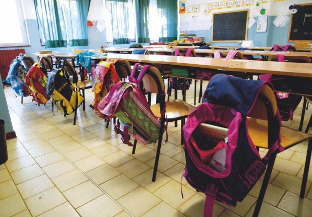 scuola elementare casti, aula