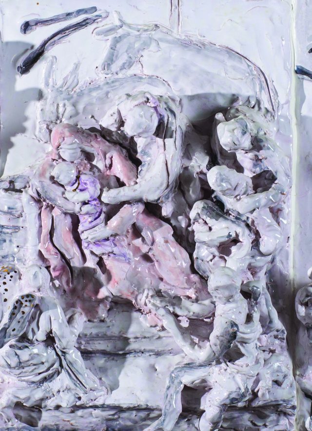 Formella S. Maria Pietrafitta particolare