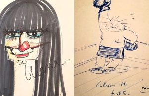 Il racconto di un’amicizia speciale, in mostra gli schizzi di Fellini per ‘Lilian the fighter’