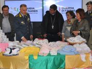 15mila capi di abbigliamento dalla Finanza alla Caritas per i bambini