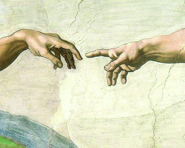 Creation of Adam by Michelangelo
