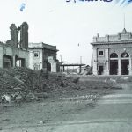 Stazione Rimini bombardata