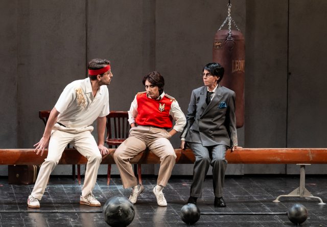 Matteo Straffi (Aminta), Theodora Raftis (Megacle), Josè Maria LO Monaco (Licida) - PH Marco Pozzi