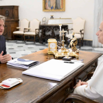 Meeting Scholz Papa Leone XIV