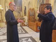 Pellegrinaggio in Terra Santa: la Holy Land Coordination con il vescovo Anselmi fa tappa a Taybeh