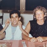 Nella Sarti con il figlio Raffaele