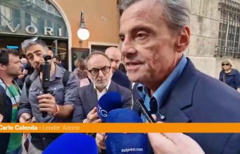 Calenda “Se Salis fosse leader del centrosinistra disponibili a interlocuzione”