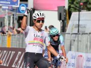 Narvaez cala il tris al Giro, Eulalio in maglia rosa anche dopo 11^ tappa
