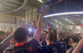Inter campione d’Italia, è festa fuori da San Siro