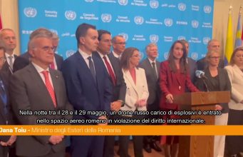 Drone russo in Romania, Toiu porta la questione al Consiglio Onu “Inaccettabile”